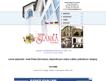 Tablet Screenshot of hotelslanka.cz